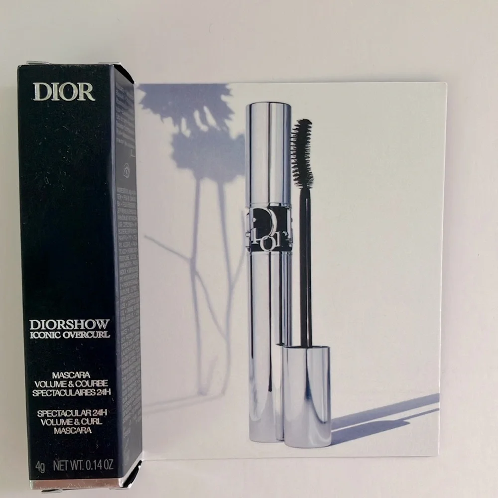 NIB DIOR DIORSHOW ICONIC OVER-CURL VOLUME & COURL MASCARA NOIR